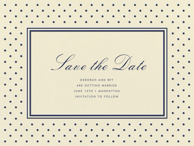 La Pavillion I (Save The Date) - Save the Date by kate spade new york