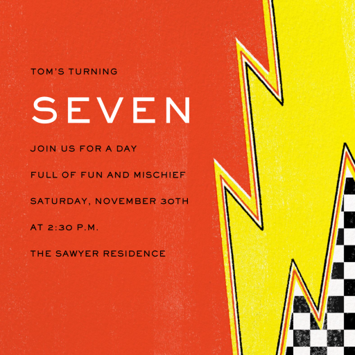 Speedway Celebration by Paperless Post