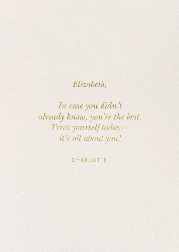 Garden Birthday - Birthday Card by Rifle Paper Co. - Back