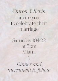 Pearlescent - Wedding Invitation by Paperless Post