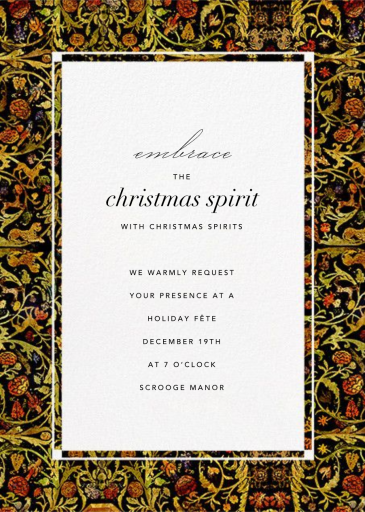 Escorial - Holiday Party Invitation by Cabana