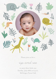 Jungle Love Photo - Sip and See Invitation by Little Cube