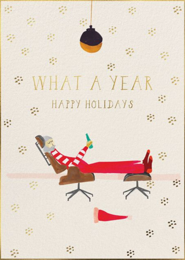 Santa's Slumber - Christmas Card by Mr. Boddington's Studio