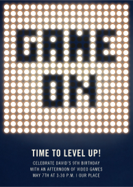 Game On by Paperless Post