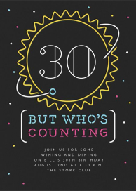 Space Age Neon - Birthday Invitation by Paperless Post