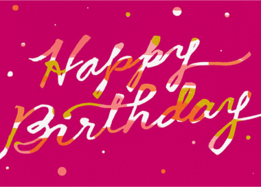 Scratchboard Birthday - Birthday Card by Ashley G