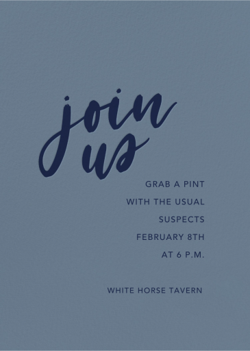 See You There - Happy Hour Invitation by Sugar Paper