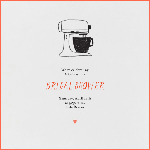 Little Miss Homemaker - Bridal Shower Invitation by Mr. Boddington's Studio