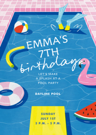 Diving Fins - Birthday Invitation by Paperless Post