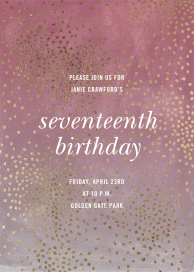 Fetti - Birthday Invitation by Kelly Wearstler