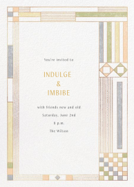 Deco Asymmetry by Paperless Post