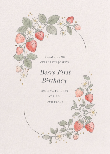 Antique Flowers and Fruit - Birthday Invitation by Paperless Post