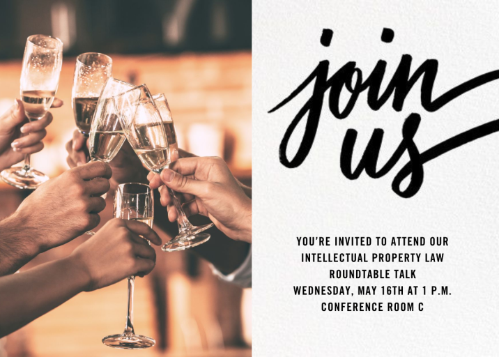 Horizontal Split Photo by Paperless Post