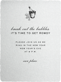 Deckle Silver - Invitation by Paperless Post