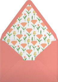 Watercolor Poppy - Paperless Post Envelope