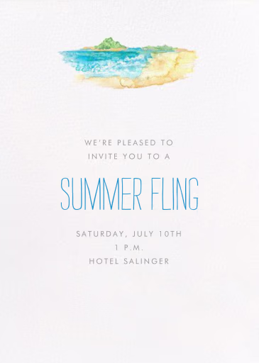 Beach Scene - Beach Party Invitation by Paperless Post