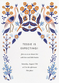 Heron Heralds - Baby Shower Invitation by Rifle Paper Co.