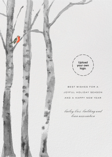 Birchwood - Christmas Card by Paperless Post