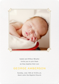Loop de Loop - Baptism & Christening Invitation by Paperless Post
