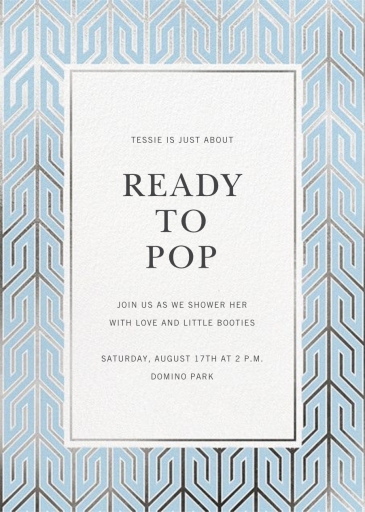 Delano - Baby Shower Invitation by Jonathan Adler