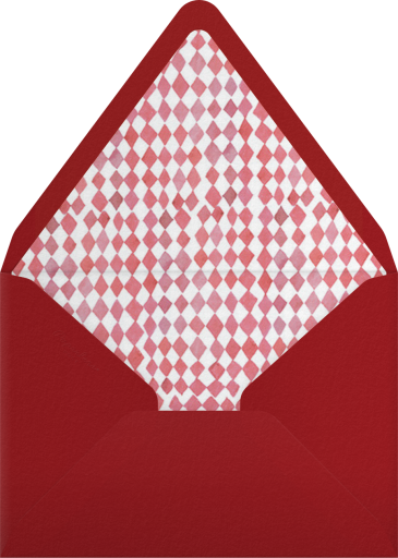 Watercolor Ribbon Border - Happy Menocal Envelope