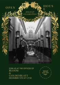 Holiday Wreath Frame by Paperless Post