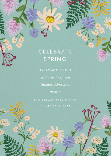 Summer Fronds - Garden Party Invitation by Rifle Paper Co.