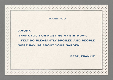 Jemma Street (Stationery) - Thank You Card by kate spade new york