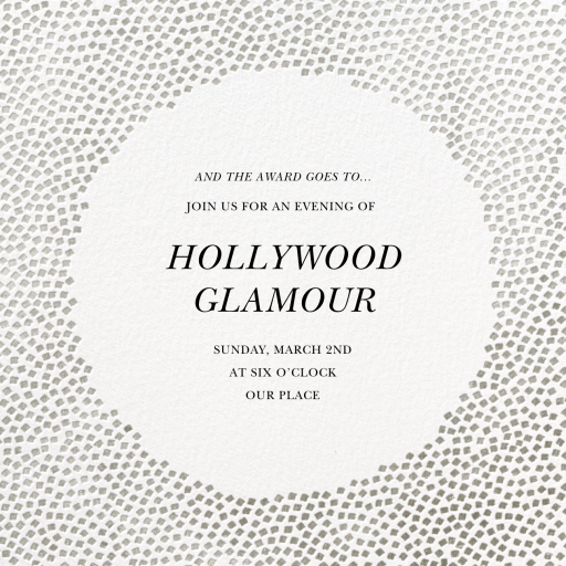 Metallic Confetti - Get-Together Invitation by Kelly Wearstler