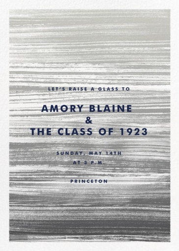 Gradient Messy Strokes - Graduation Party Invitation by Paperless Post