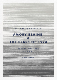 Gradient Messy Strokes - Graduation Party Invitation by Paperless Post