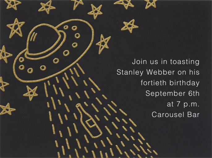 Beam Me Up Shottie by Paperless Post