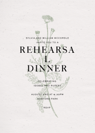 Fine Dandelion - Rehearsal Dinner Invitation by Paperless Post