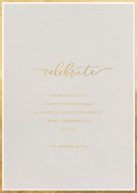 Fine Band Celebration - Birthday Invitation by Sugar Paper
