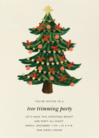 Festive Tree (Invitation) by Rifle Paper Co.