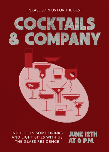 Groovy Cocktails - Invitation by Paperless Post