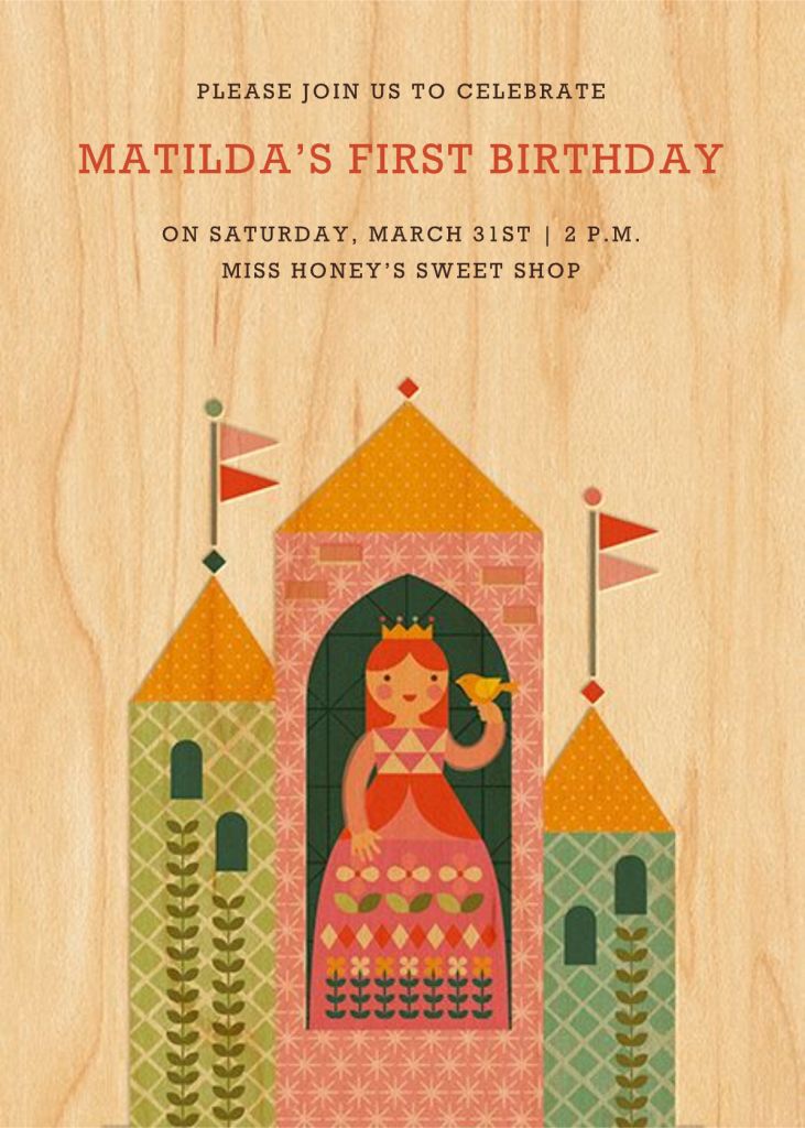 Princess Castle Invitation