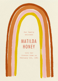 Bright Bow - Adoption Announcement by Paperless Post