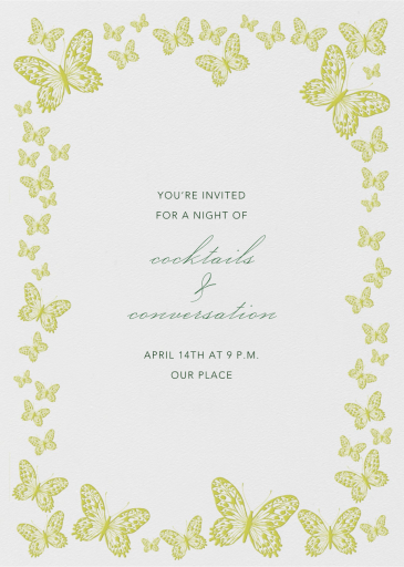 Butterfly Border by Bernard Maisner