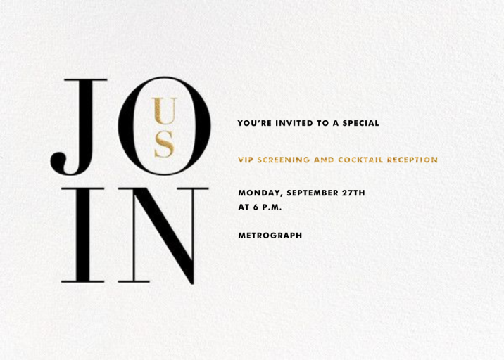 Almaviva - Business Event Invitation by Paperless Post