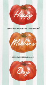 Tomato Season - Mother's Day Card by Paperless Post