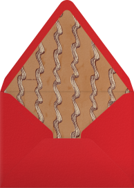 Biscuits and Bubbly - Paperless Post Envelope