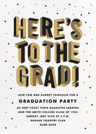 Degree in 3-D - Graduation Party Invitation by Paperless Post
