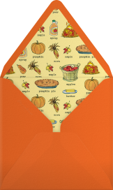 Grand Pumpkin - Richard Scarry Envelope
