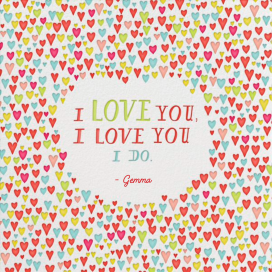 Doris Day's Valentine - Love and Romance Card by Mr. Boddington's Studio