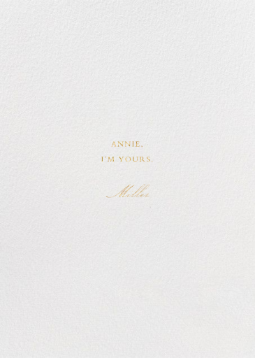 Flourished Love by Bernard Maisner - Back