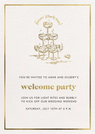 Coupe Tower - Wedding Weekend Invitation by kate spade new york