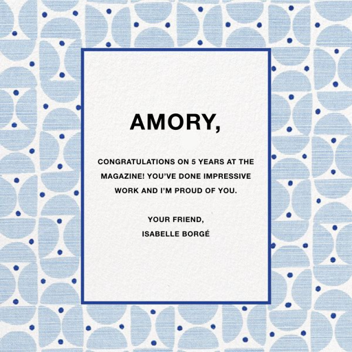 Happy Modern - Business Greeting Card by Schumacher