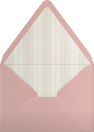 Gingham Bear & Balloons Invitation Envelope