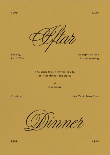 Kindly - Ramadan & Eid Invitation by Goods Gang